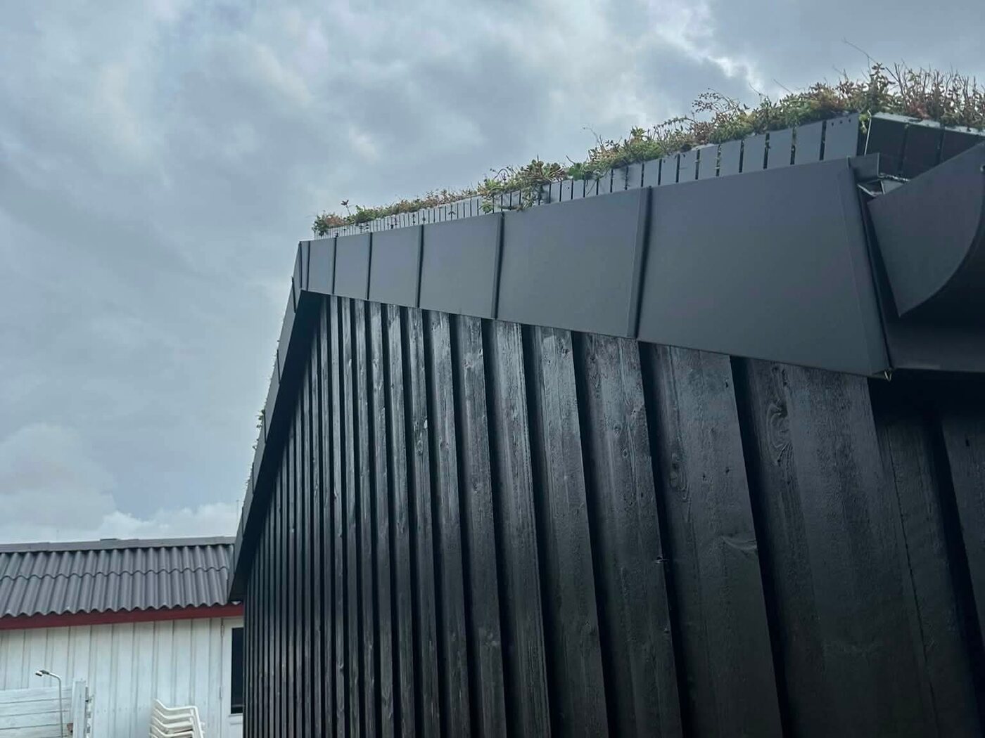 Sommerhus: fra asbesttag til sedum udført af Haus360 i Søndervig