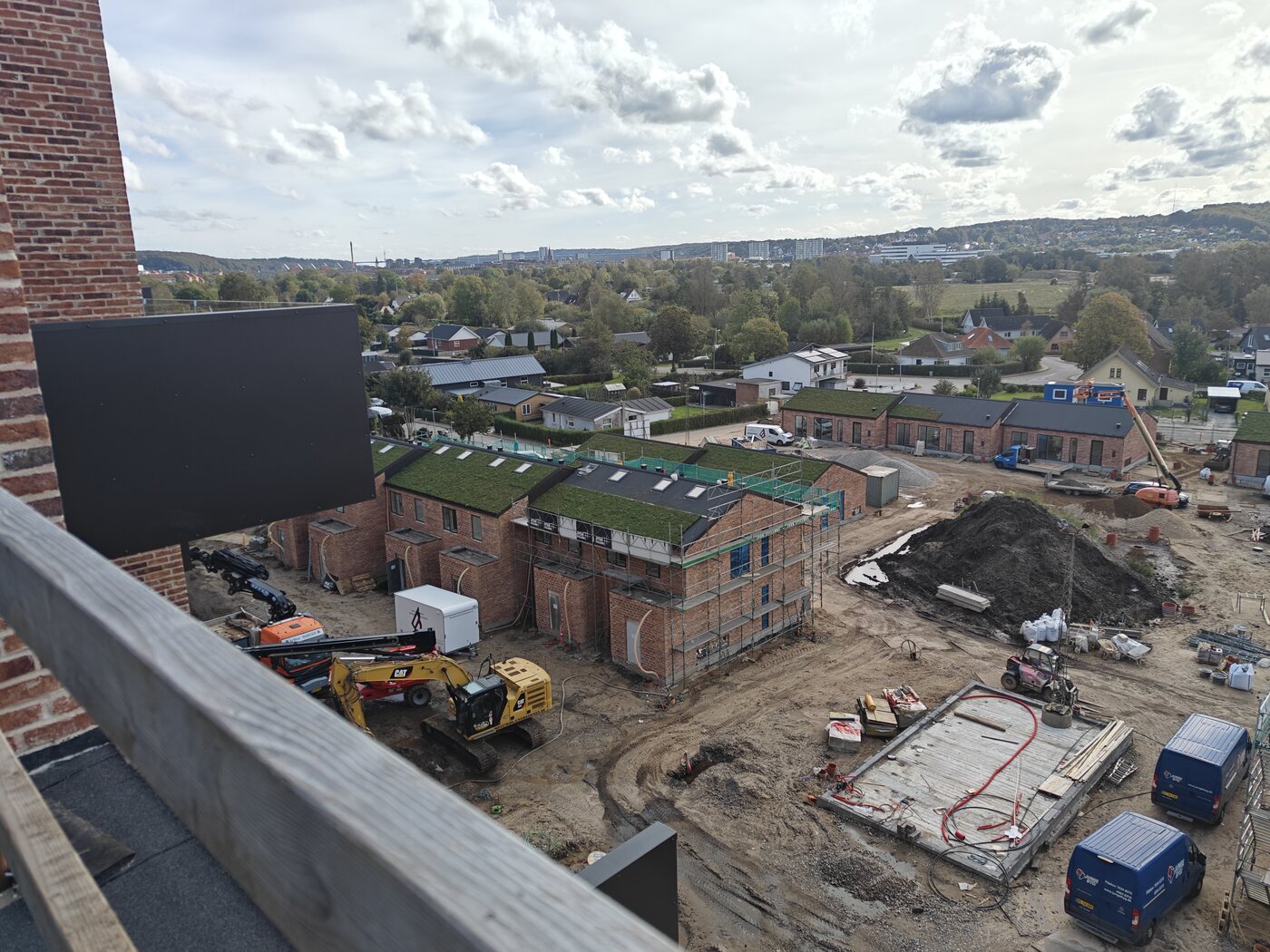 Sedumhave på nybyggeri udført af Haus360 i Vejle