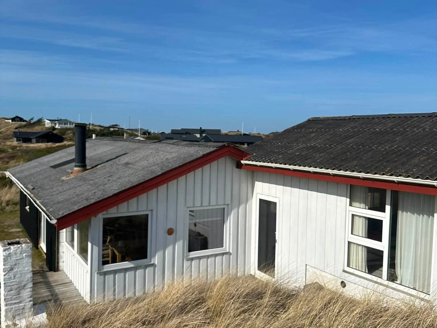 Sommerhuset på Nordsøvej i Søndervig før tagudskiftningen